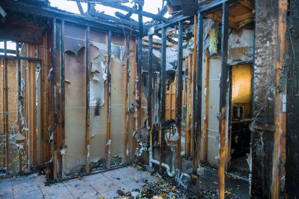 Professional Fire Damage Removal technician working in Lockney, TX